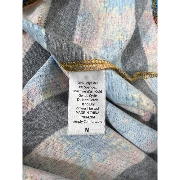 LuLaRoe Cassie Women's Light Blue A Line Skirt - Picture 8 of 8